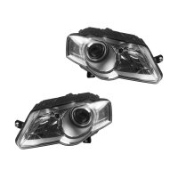 Headlight Set left right W5W halogen VALEO suitable for...