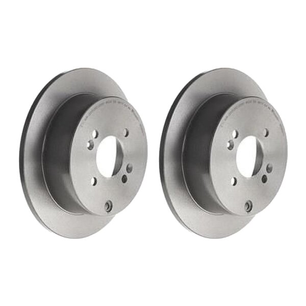 2 Bremsscheiben voll Ø 262 mm 10 mm beschichtet BREMBO für u.a. HYUNDAI i20