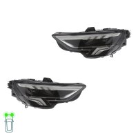 Headlight Set left right electric VALEO IAM-Expertise...