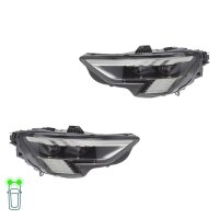 Headlight Set left right electric VALEO IAM-Expertise suitable for e.g. AUDI A3