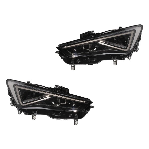 Headlight Set left right VALEO IAM-Expertise for e.g. SEAT LEON