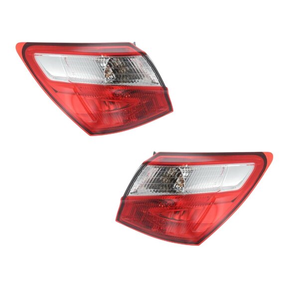 Rear Light Set left right LED with Bulbs VALEO for NISSAN QASHQAI