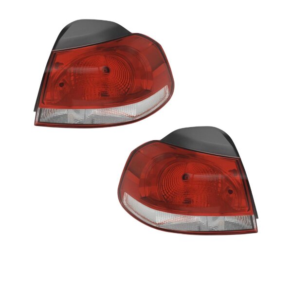 Rear Light Set left right with Bulbs VALEO suitable for e.g. VW GOLF