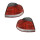 Rear Light Set left right with Bulbs VALEO suitable for e.g. VW GOLF