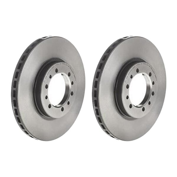 2 brake discs ventilated Ø 276 mm 24 mm BREMBO for e.g. MITSUBISHI PAJERO