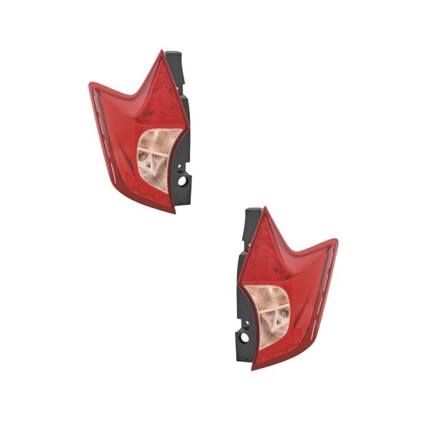 Rear Light Set left right LED without licence plate light VALEO for NISSAN NOTE