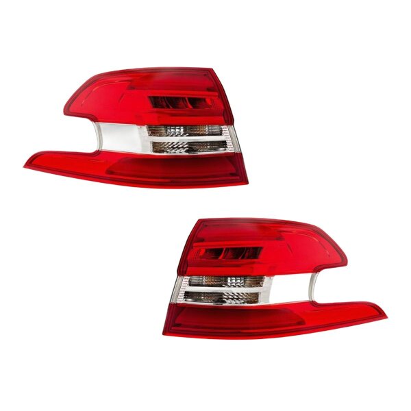 Rear Light Set left right LED with Bulbs VALEO suitable for PEUGEOT 308