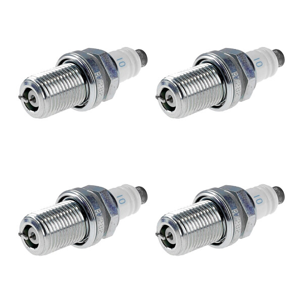 4 Spark Plugs with flat seal seat NGK aftermarket expertise for various vehicles