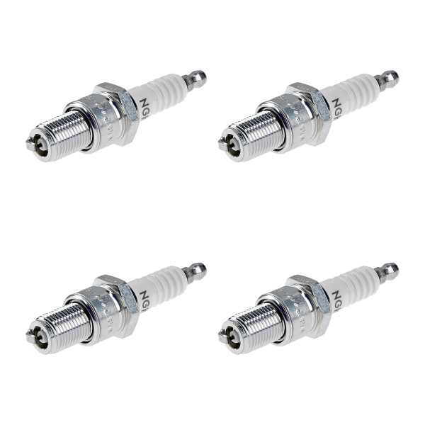 4 Spark Plugs with flat seal seat NGK aftermarket expertise for HONDA and others