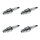4 Spark Plugs fixed SAE connection NGK IAM-Expertise for various vehicles