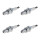 4 Spark Plugs fixed SAE connection NGK aftermarket expertise for SUZUKI