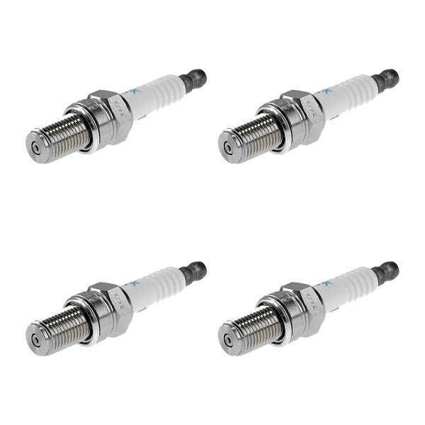 4 Spark Plugs fixed SAE connection NGK suitable for...