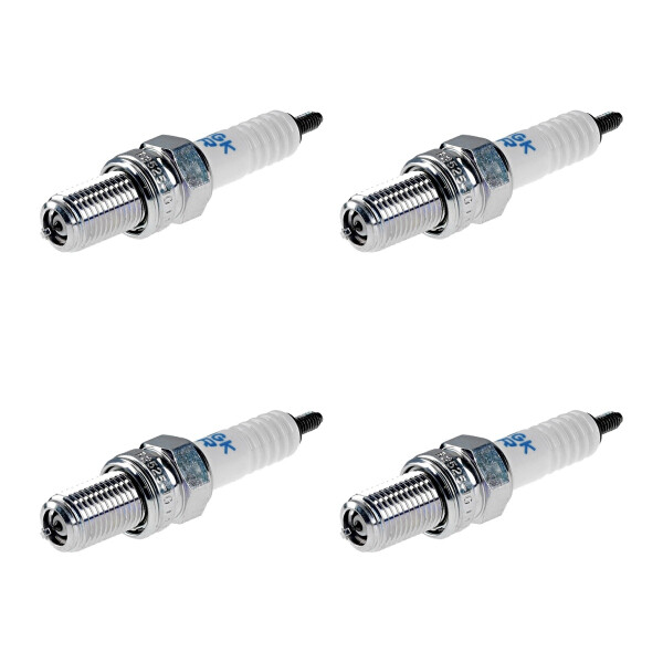 4 Spark Plugs with flat seal seat NGK aftermarket...