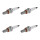 4 Spark Plugs with flat seal seat NGK suitable for YAMAHA and others