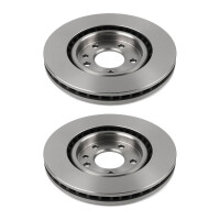 2 Brake Discs front axle ventilated Ø 71 mm 32 mm...