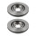 2 Brake Discs front axle ventilated Ø 71 mm 32 mm VALEO for PEUGEOT 607