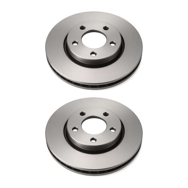 2 Brake Discs front axle ventilated Ø 61 mm 28 mm VALEO for e.g. RENAULT LAGUNA