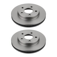 2 Bremsscheiben Vorderachse belüftet Ø 68 mm...