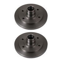 2 Bremsscheiben Vorderachse voll Ø 45,2 mm 16 mm...