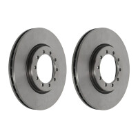 2 Brake Discs front ventilated Ø 102 mm 26 mm...