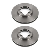 2 Brake Discs front axle ventilated Ø 93 mm 28 mm...