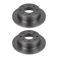 2 Brake Discs rear axle full Ø 79 mm 16 mm VALEO...