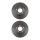 2 Brake Discs front axle ventilated Ø 64.1 mm 25 mm VALEO for e.g. HONDA ACCORD