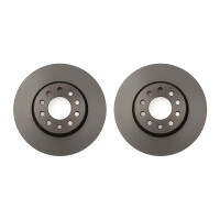 2 Brake Discs front axle ventilated Ø 70 mm 28 mm...