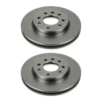 2 Brake Discs front axle ventilated Ø 70.7 mm 29...
