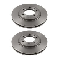 2 Brake Discs front axle ventilated Ø 88 mm 26 mm...