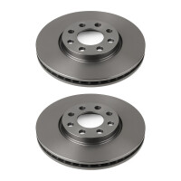 2 Brake Discs front axle ventilated Ø 70 mm 25 mm...