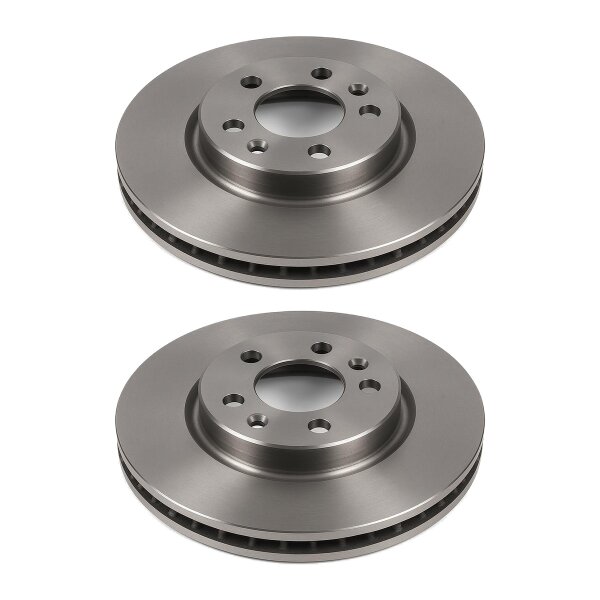 2 Brake Discs front ventilated Ø 61 mm 28 mm VALEO for e.g. RENAULT AVANTIME