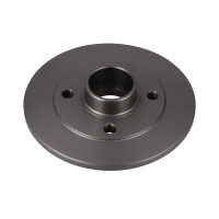 2 Brake Discs rear axle full Ø 52.3 mm 8 mm VALEO...