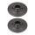 2 Brake Discs rear axle full Ø 52.3 mm 8 mm VALEO for e.g. RENAULT 19