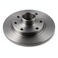 2 Brake Discs rear axle full Ø 52.3 mm 11 mm VALEO...