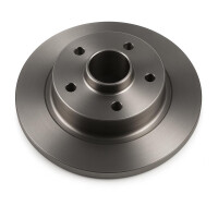 2 Brake Discs rear axle full Ø 62 mm 11 mm VALEO for e.g. RENAULT LAGUNA