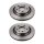 2 Brake Discs rear axle ventilated Ø 68 mm 22 mm VALEO for e.g. AUDI A6