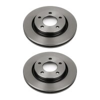 2 Bremsscheiben Hinterachse belüftet Ø 75 mm...