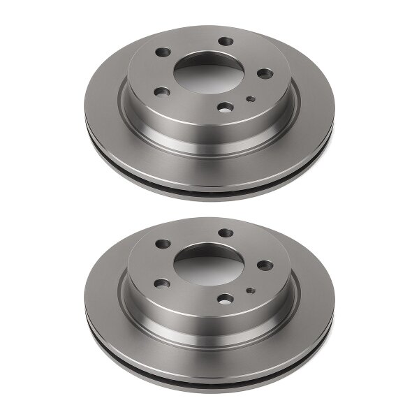 2 Brake Discs rear ventilated Ø 67 mm 22 mm VALEO for e.g. MB E-CLASS