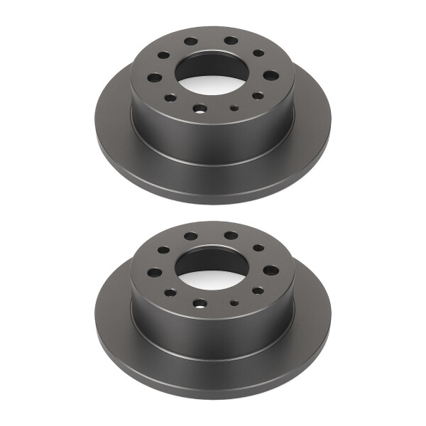 2 Bremsscheiben Hinterachse voll Ø 79 mm 16 mm VALEO für u.a. FIAT DUCATO