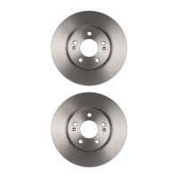 2 Brake Discs front axle ventilated Ø 61 mm 28 mm...