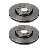 2 Brake Discs front axle ventilated Ø 70 mm 28 mm...