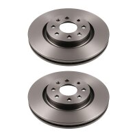 2 Bremsscheiben Hinterachse belüftet Ø 71 mm...