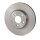2 Brake Discs rear axle ventilated Ø 71 mm 22 mm VALEO for CITROËN C6