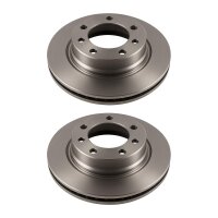 2 Brake Discs front axle ventilated Ø 79 mm 30 mm...