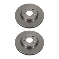 2 Bremsscheiben Vorderachse belüftet Ø 55 mm...