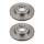2 Brake Discs front axle ventilated Ø 72 mm 25 mm VALEO for e.g. MAZDA 6