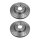 2 Brake Discs front ventilated Ø 67 mm 32 mm VALEO for e.g. MB E-CLASS