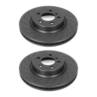 2 Brake Discs front perforated ventilated Ø 67 mm...