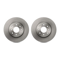 2 Brake Discs front axle ventilated Ø 75 mm 36 mm...